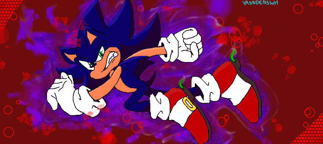 Dark Sonic, hatred within by YASSDENSWH on DeviantArt