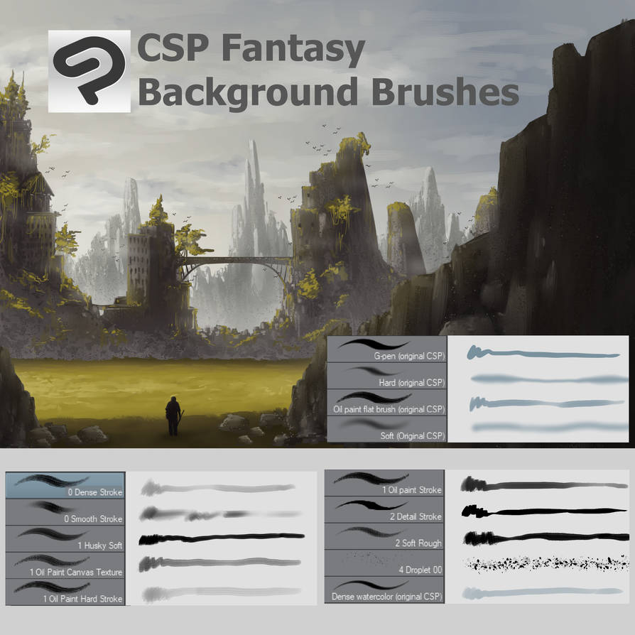 Free Clip Studio Paint Fantasy Brush Set By Awanndus On Deviantart
