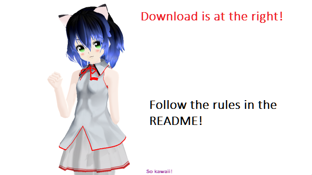 MMD Neko Ryone Yami -DL-