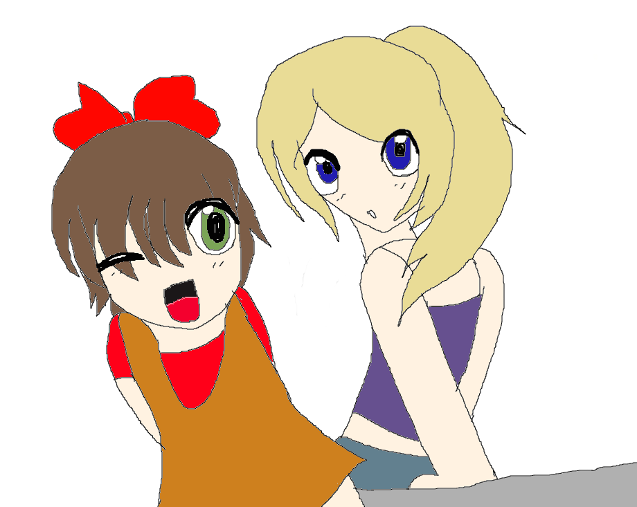 Two beautiful little girls by demongrl12 on DeviantArt