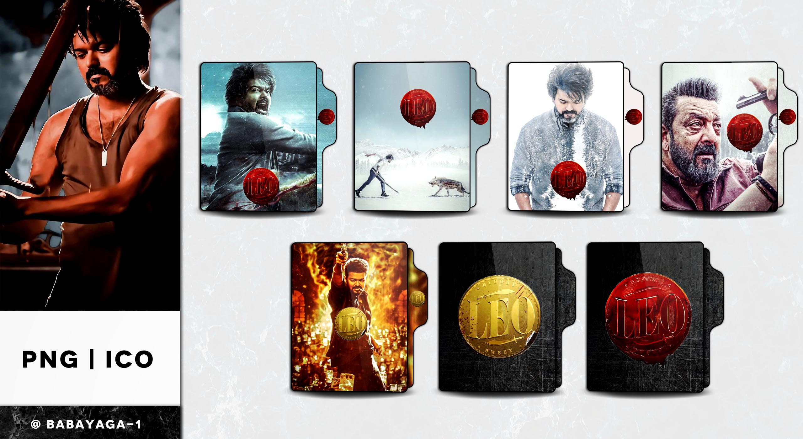 LEO 2023 Telugu Movie Folder Icon by BabaYaga1 on DeviantArt