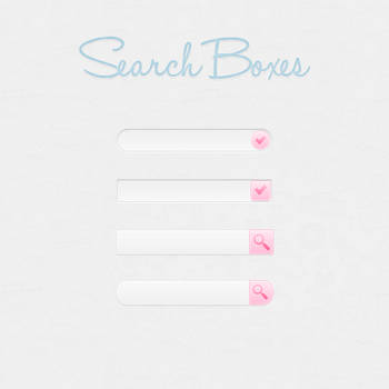 Search Boxes PSD