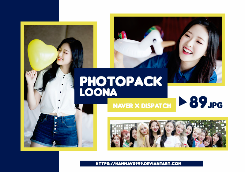 Photopack Loona Naver X Dispatch All Hannak By Hannavs999