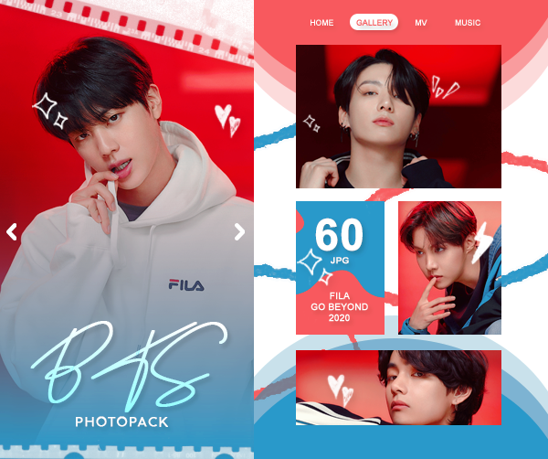 PHOTOPACK BTS - FILA GO BEYOND 2020 by 