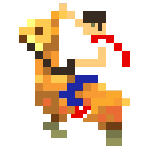 pixel 3D: The llama rider