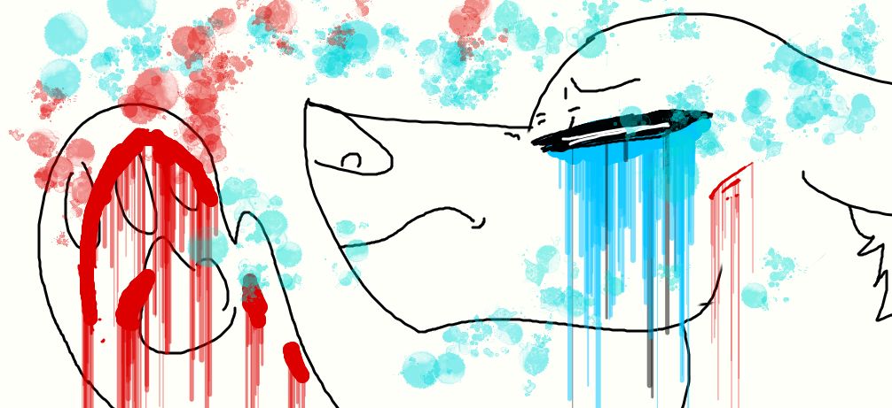 Red with blue vent by AnonymousDeer on DeviantArt