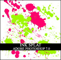 Ink Splat Photoshop Brush