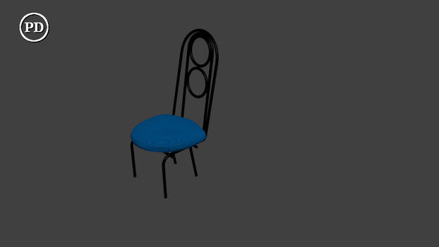 Blender Cafe chair (tall) - PD/CC0
