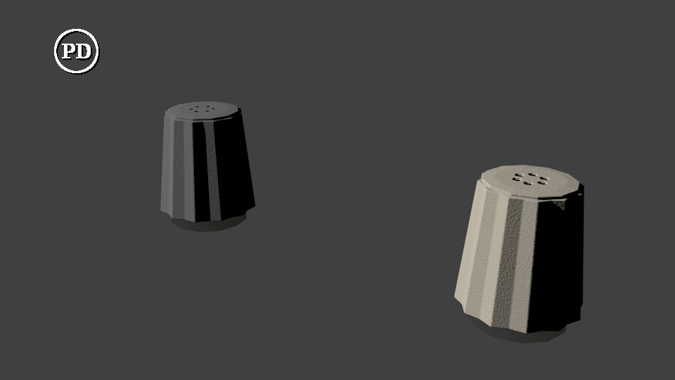 Blender saltshaker set - PD by over2sd