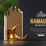 PSD ramadan kareem islamic design banner template 