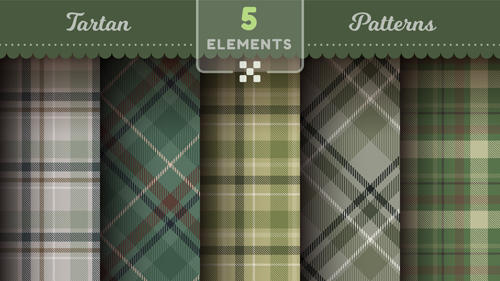Vector military tartan seamless patterns merry chr by NikaFox55 on ...