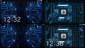 PS Vita Lockscreen and Wallpaper PSD Template