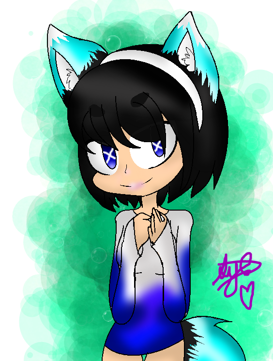 wolfy girl by Rose-Kxtten on DeviantArt