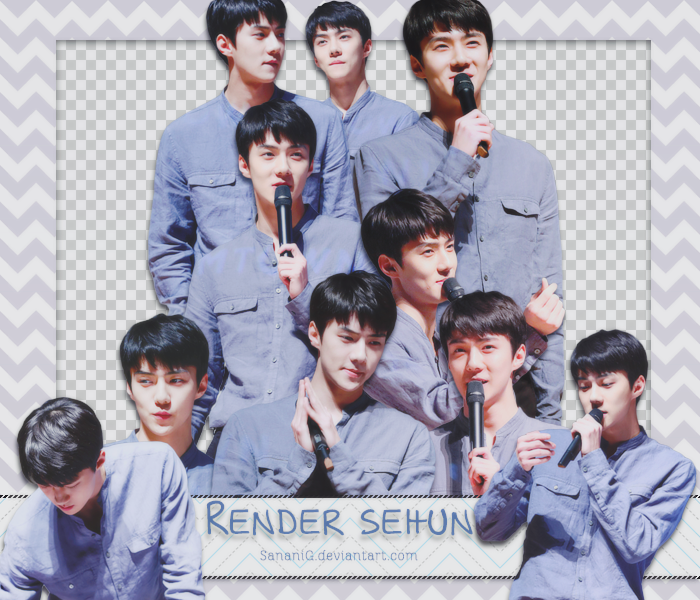 [ PACK RENDER ] 14 RENDERS SEHUN - EXO