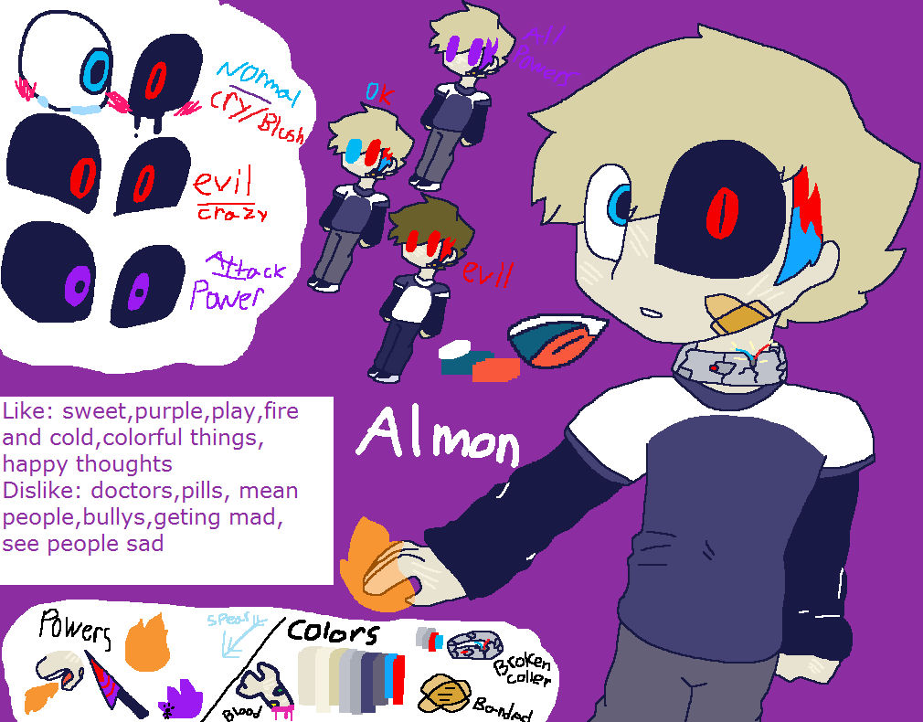 [ref redesign oc] Almon by pinkie-the-sans20 on DeviantArt