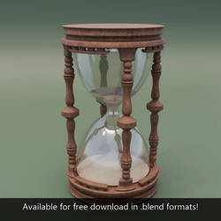 .blend Model Hourglass
