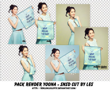 Pack Render Yoona-SNSD Cut By Les