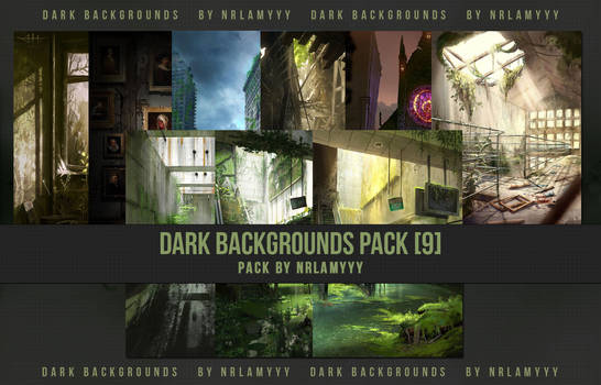 DARK BACKGROUNDS PACK [9]