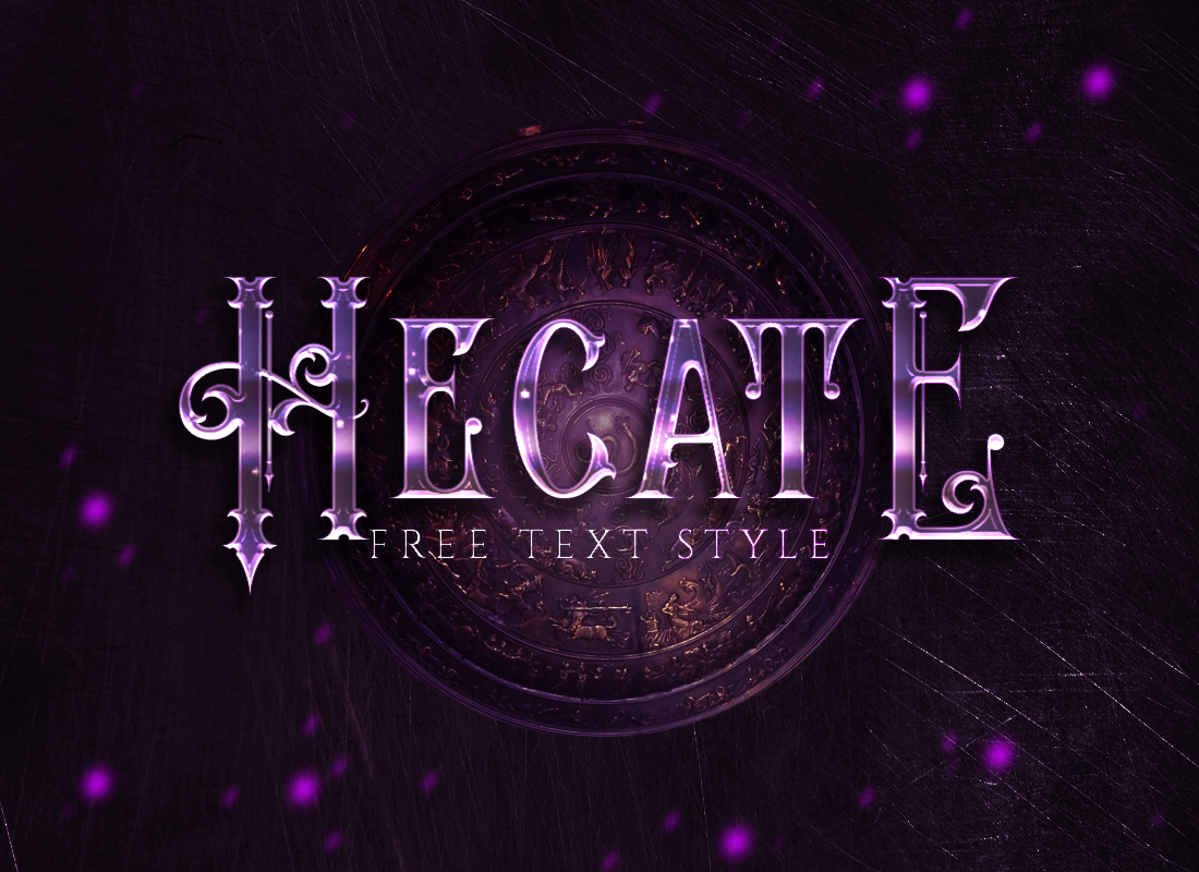Hecate Free Fantasy Photoshop Text Effect