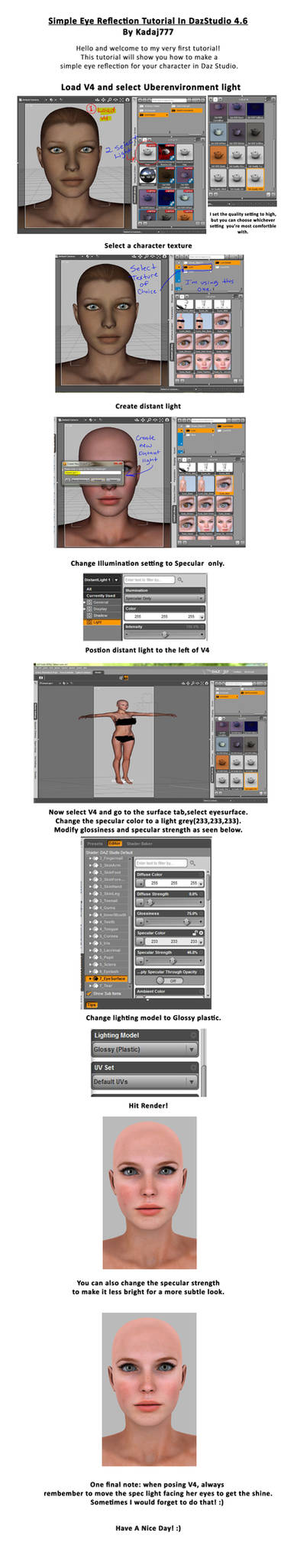 Daz Eye Reflection tutorial by Kadaj777 on DeviantArt
