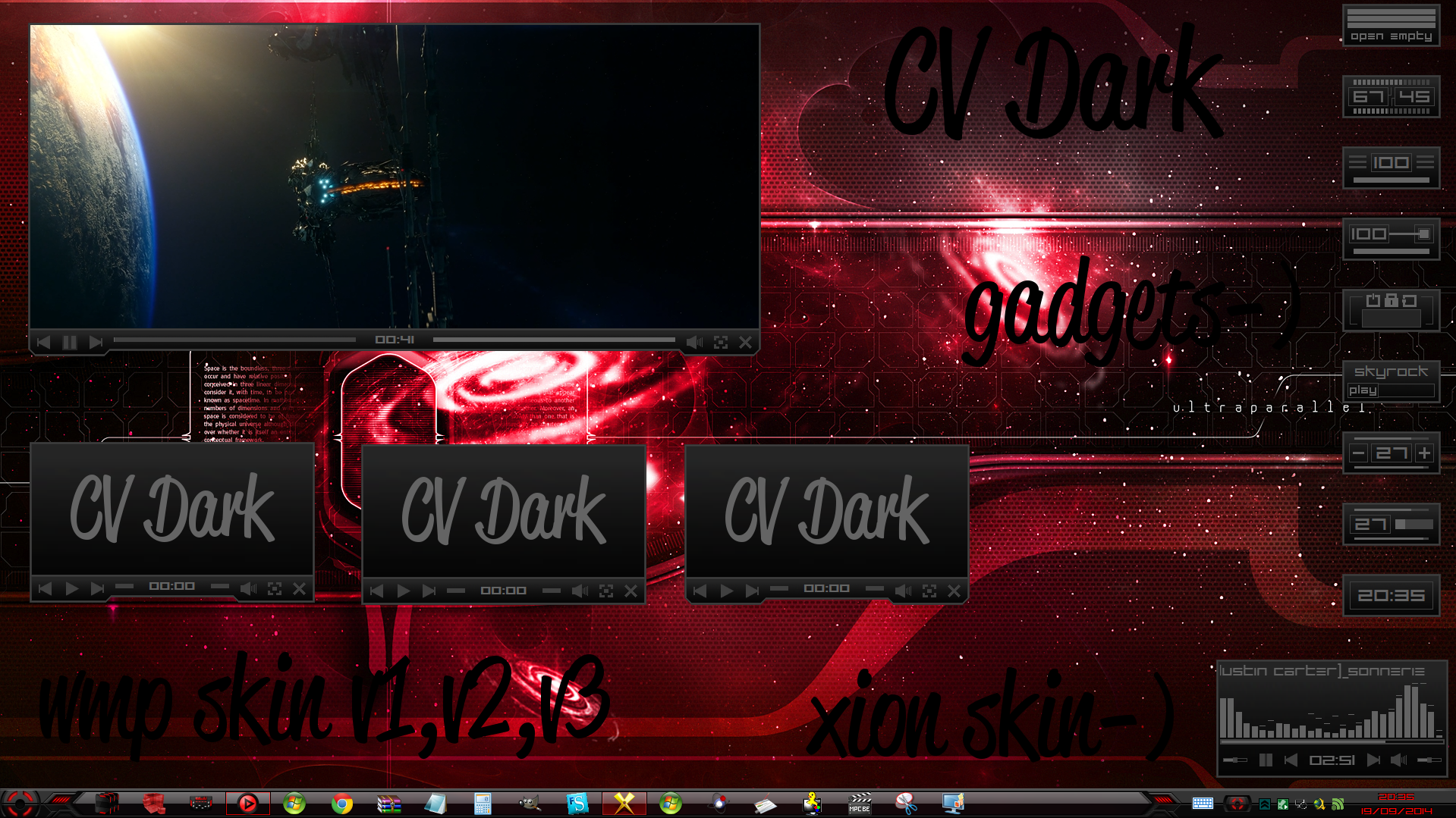 CV Dark WMP ,Xion skin and Gadgets