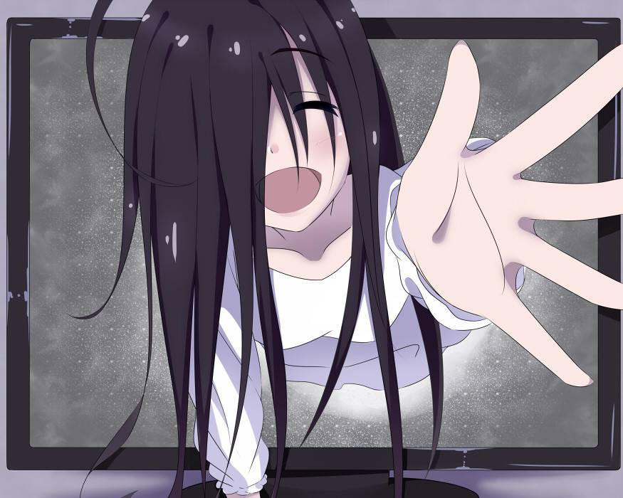 Suoiresnuart animation. Звонок Садако Ямамура anime. Садако Ямамура аниме телевизор.