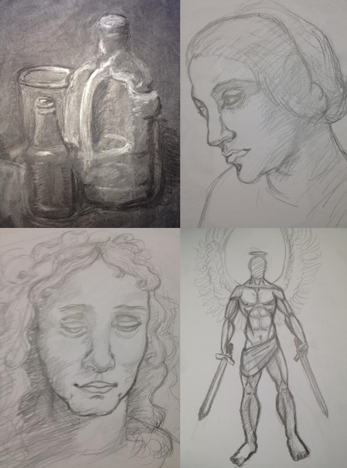 Traditional art dump by FelisDraconis on DeviantArt