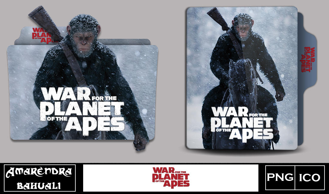 War For The Planet Of The Apes 2017 Folder Icon By G0d 0f Thund3r On Deviantart