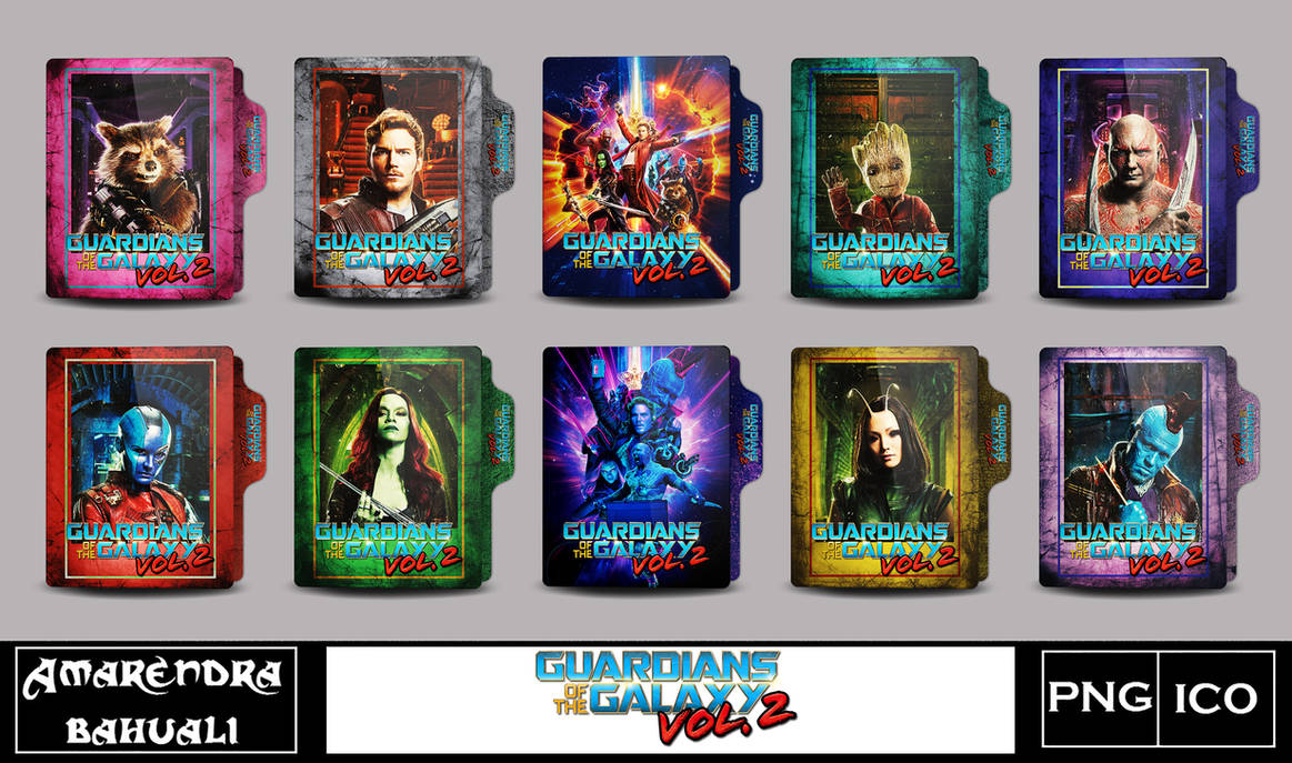 Guardians of the galaxy 2 (2017) folder icon by G0D-0F-THUND3R on ...