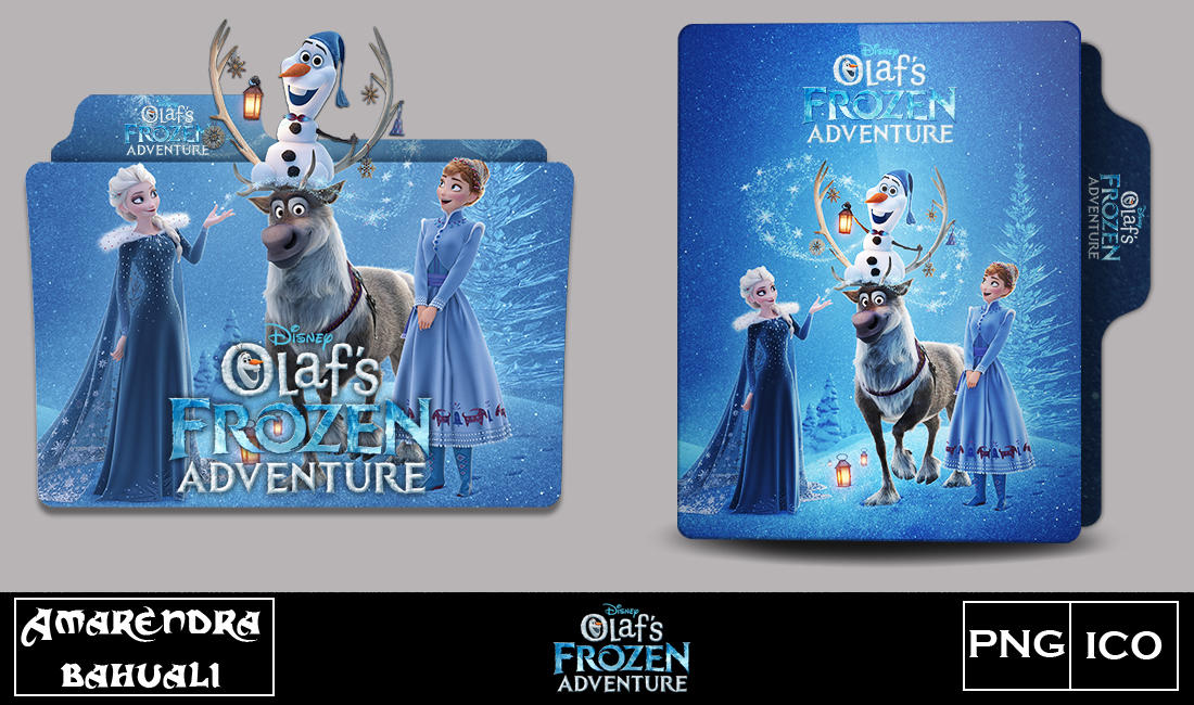 Olaf s Frozen Adventure 2017 folder icon by G0D 0F THUND3R on