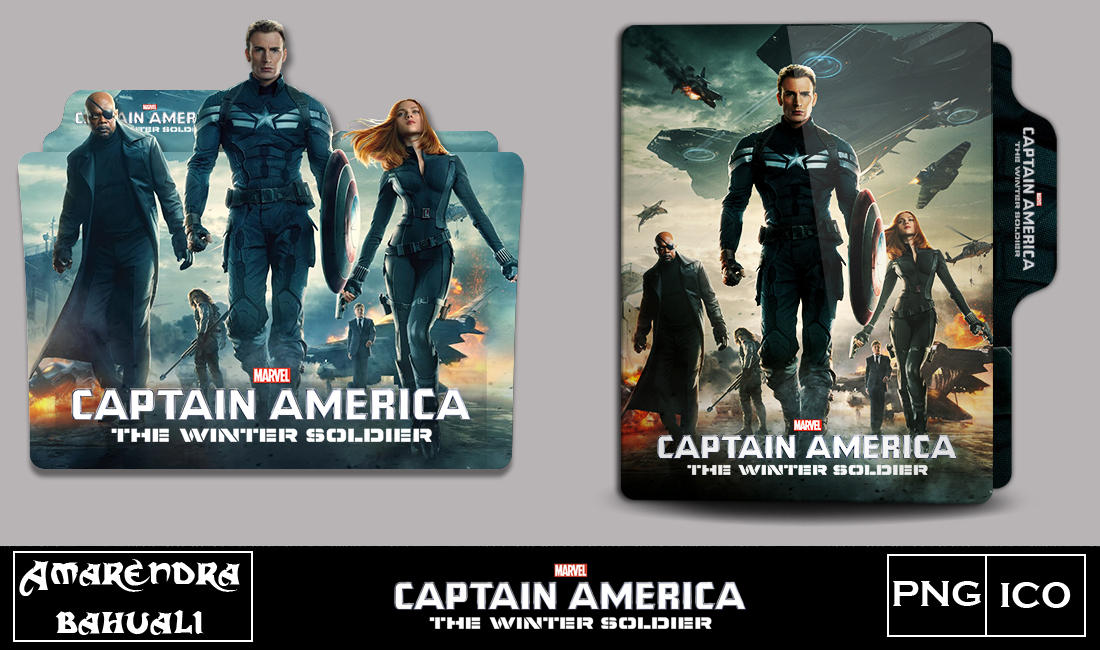 Captain America The Winter Soldier 2014 Foldericon By G0d 0f