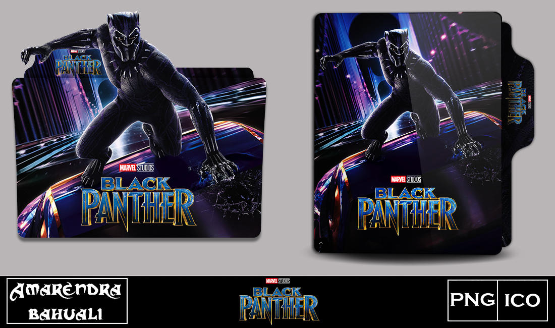 Marvel Black Panther 2018 Folder Icon By G0d 0f Thund3r On Deviantart