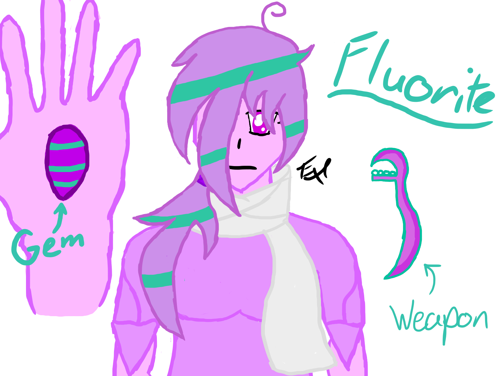 Fluorite, My Gemsona