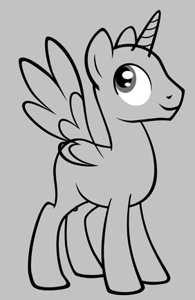 My Little Pony- Stallion Base Model (EDITED) by LissyStrata on DeviantArt