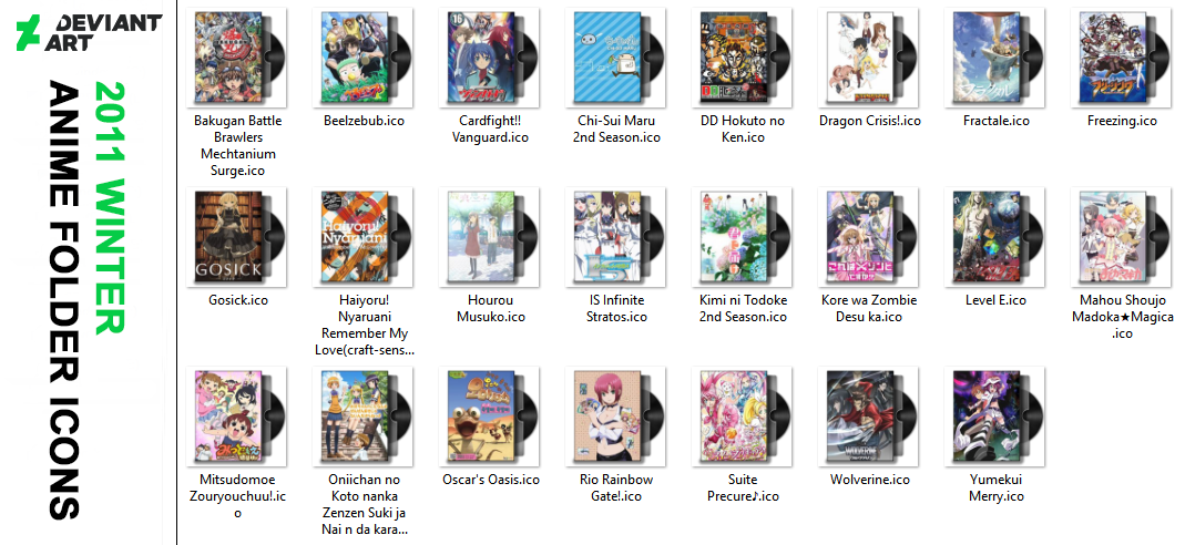 2011 Winter Anime Folder Icons Pack By Mikamikapd On Deviantart 2011 Winter Anime Folder Icons Pack By Mikamikapd On Deviantart