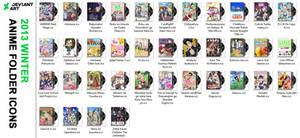Get Wallpaper 1982 Fall Anime Folder Icons Pack By Mikamikapd On Deviantart Desktop Wallpaper