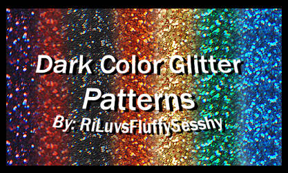 Dark Color Glitter Patterns