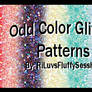Odd Color Glitter Patterns
