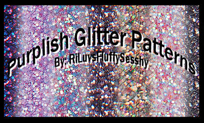 Purplish Glitter Patterns