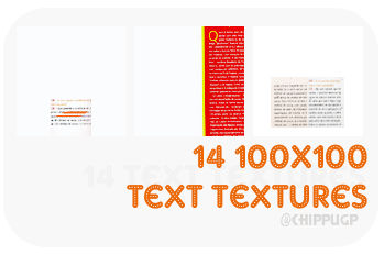 Text Textures