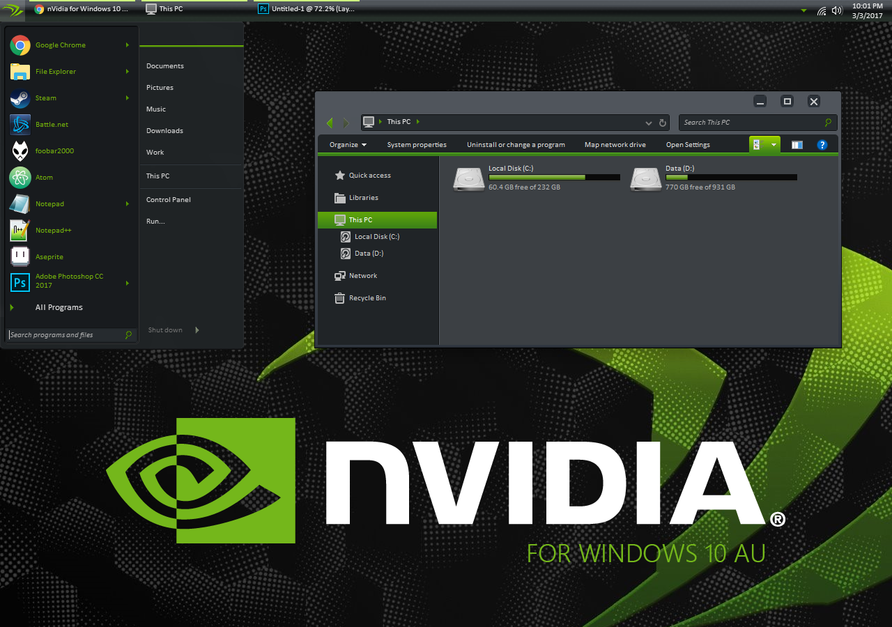 nVidia for Windows 10 AU by undefinist