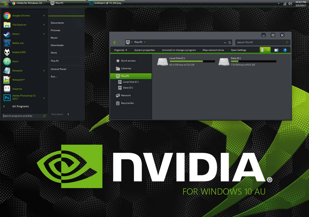 nVidia for Windows 10 AU by undefinist