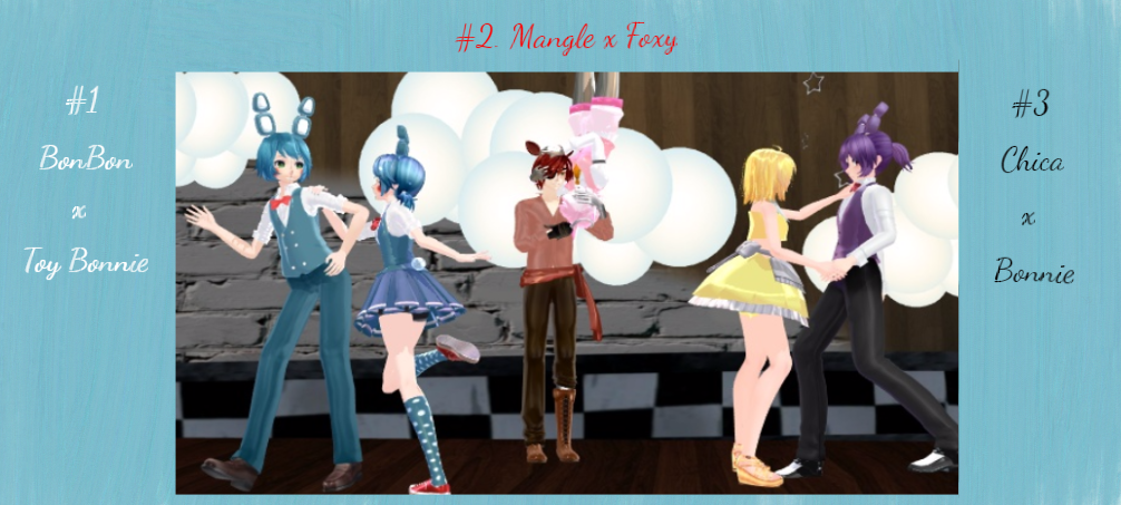 FNAF Couples by ToyBonnie0BonBon on DeviantArt