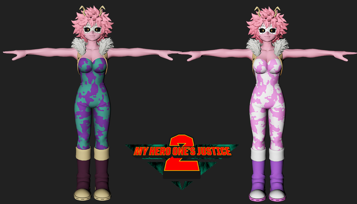 MHA One's Justice 2 : Mina Ashido / 3D Model by MisakiModding on DeviantArt