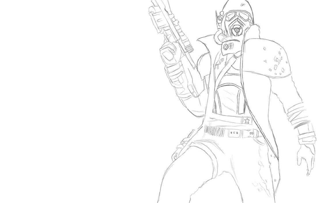 Ncr Ranger Coloring NCR Ranger by AirlessGOOSE on DeviantArt