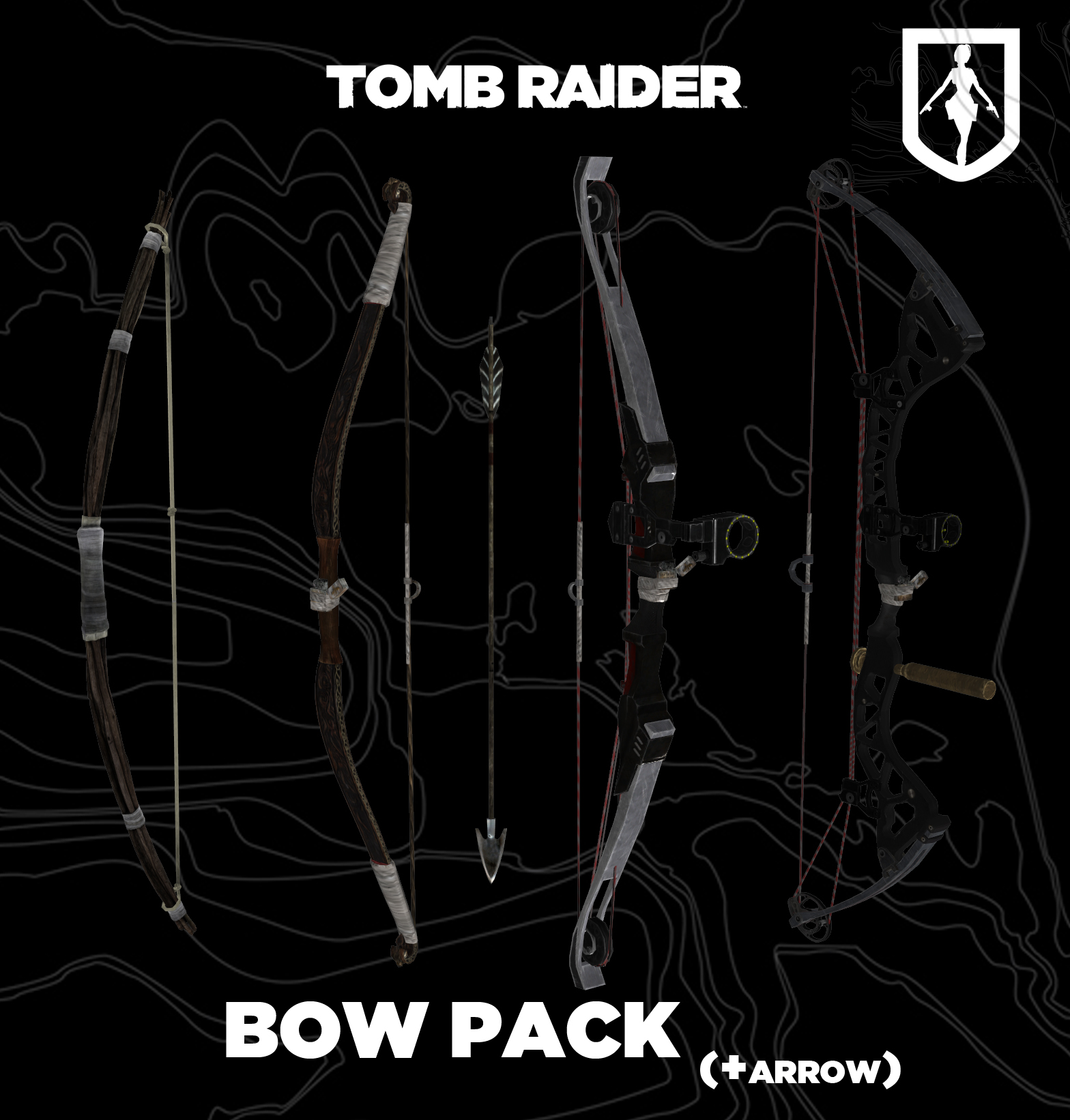 TOMB RAIDER bow pack (+arrow) by doppelstuff on DeviantArt