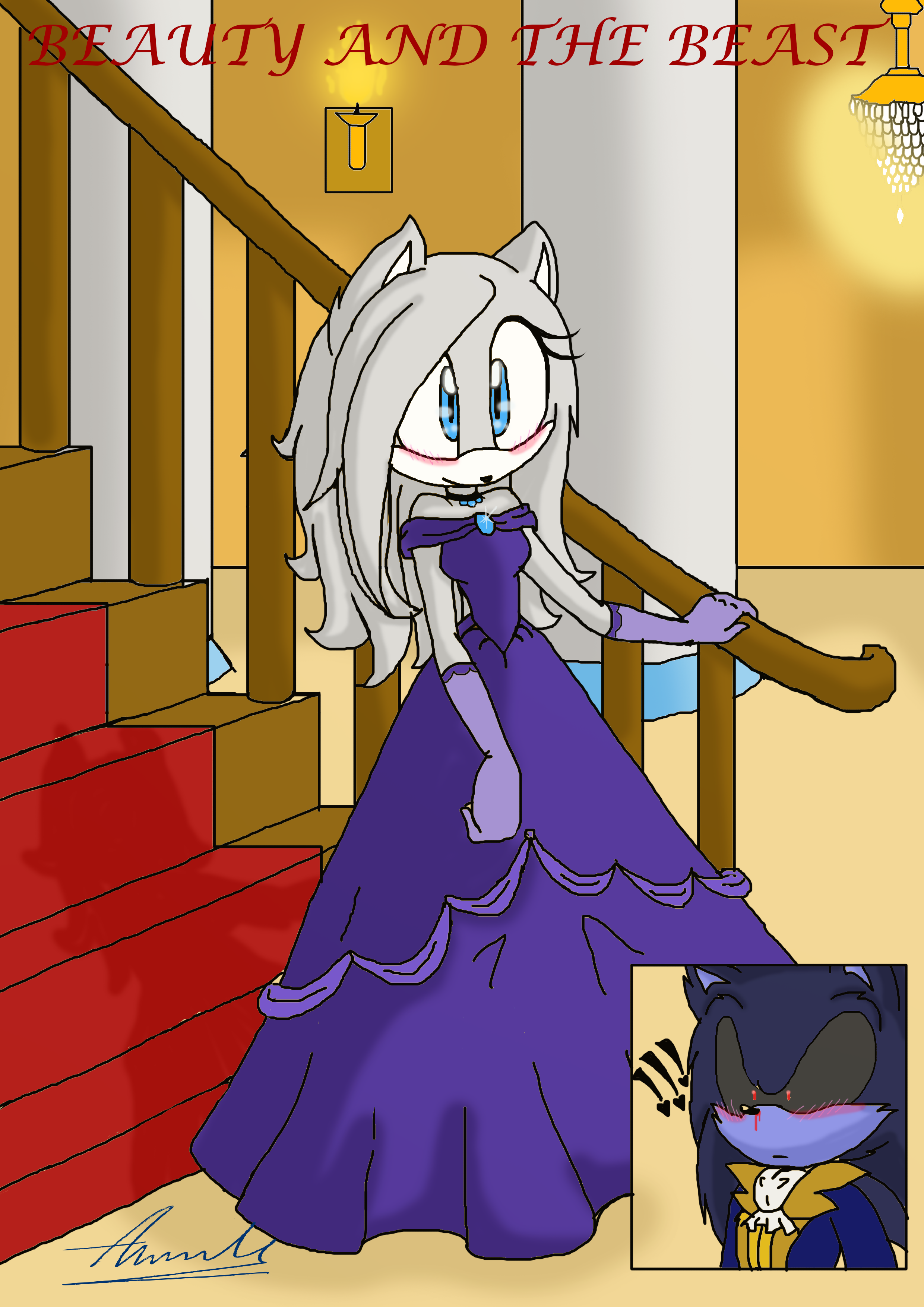 Beauty And The Beast by diamonwolflove on DeviantArt