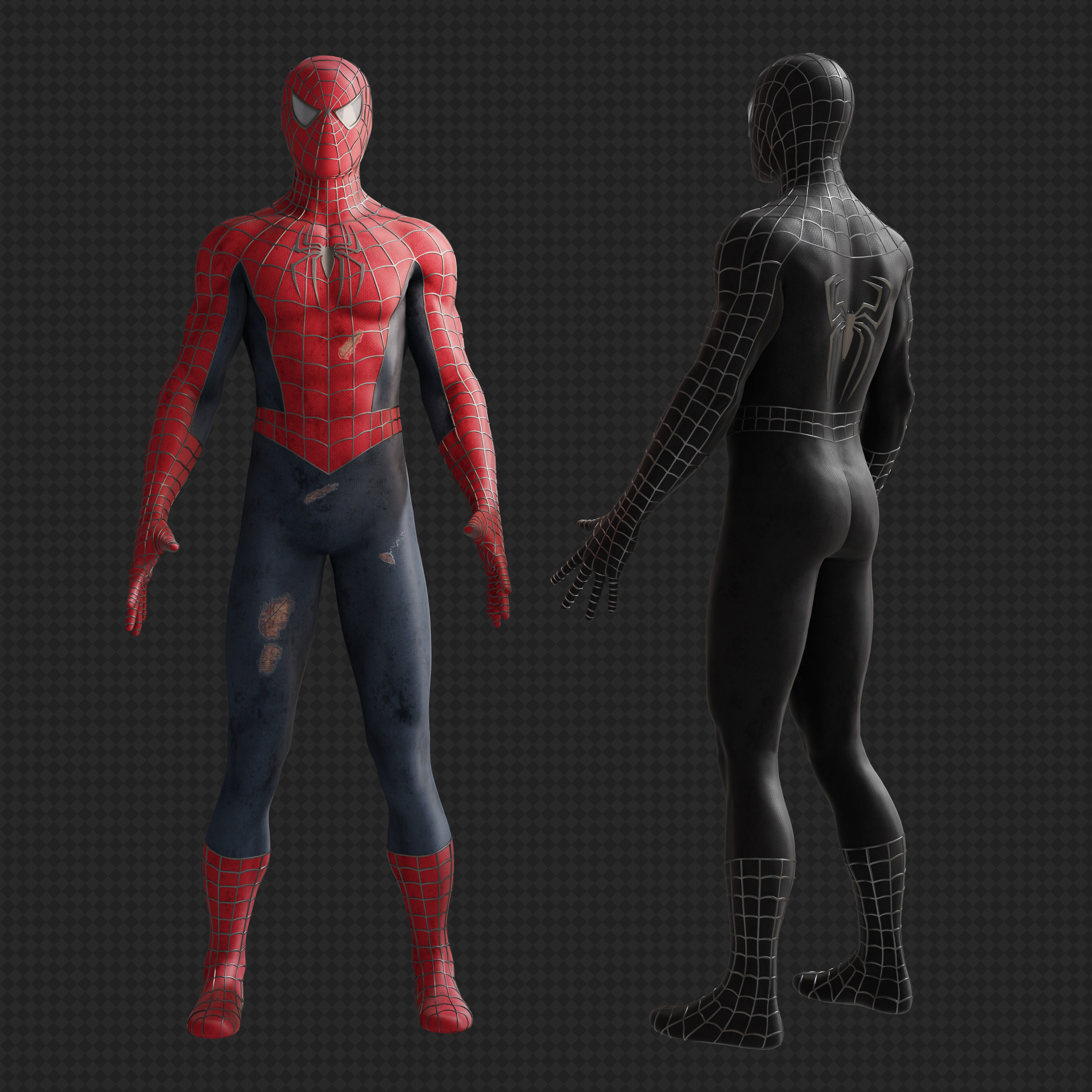 [Download]MSM2_spiderman_webbed_raimi_V1.2.blend by kingdomstars on ...