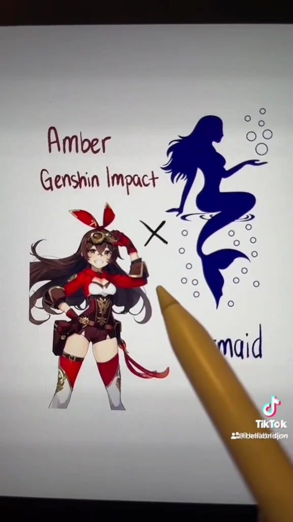 Mermaid Amber - Genshin Impact [Tiktok]