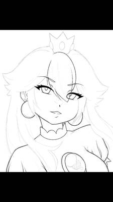 NES Princess Peach - Super Mario Bros [SPEEDPAINT]